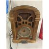 Image 3 : Small Table Radio, Collector Cracker Tin, Folding Chair with Side Table 