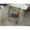 Image 1 : 4 Wheeled Walker and 2 Canes 