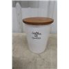 Image 5 : 21 pcs Dinner Set: Plates, Saucers, Salad Plates, Coffee Canister