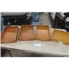 Image 1 : 4 Office Organizing Trays - 3 are the Same