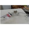 Image 2 : Curved Chrome Light Fixture, Sensor Light, Timer, 16" Flush Mount Light