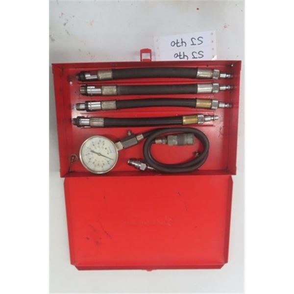 Snap On Compression Tester in Metal Case