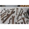 Image 4 : Many Antique Wrenches - Great Wall Display Items