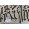 Image 6 : Many Antique Wrenches - Great Wall Display Items