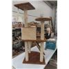 Image 4 : Cat Play Tower - Hoursnof Fun for Fluffy- Approximately 48" Tall