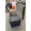 Image 5 : Metal Travel Trunk- No Tray,  20"×20"×36"