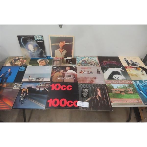 20 Assorted Records - Rock , Rap , Blues