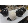 Image 4 : 4 Assorted Snowmobile Helmets - Insides Are Dry & Brittle