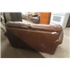 Image 4 : Leather Couch 63" Wide