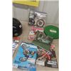 Image 6 : Harley Davidson Beanie Helmet, Harley Book, Motor Cross Magazines, Historic Racing Book, plus more
