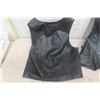 Image 3 : 2 Leather Vests ; 1 Sz 42 - Can't Read the Other Tag but Assumed the Same