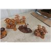 Image 2 : 8 Wooden Mushroom Ornaments