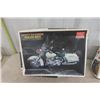 Image 2 : 5 Assorted Model Kits ; Harley Police Bike, Vega Funny Car, Harley Classic, Army Jeep, 33 Ford - 