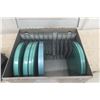 Image 2 : Metal Movie Reel Storage Box with 6 Reel Cans, Small Portable CD Player