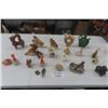 Image 1 : Assorted Animal Ornaments, Fancy Ashtray, Salt + Pepper Birds, plus more