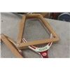 Image 2 : 2 Vintage Tennis Rackets + Vintage Baseball Glove