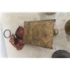 Image 2 : 5 Vintage Bells ; Cowbell, 2 Brass Bells, Bell with Handle