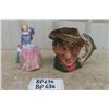 Image 1 : Royal Doulton Toby Pitcher ' The Poacher' 1954 + Royal Doulton ' Blithe Morning' 1948