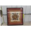 Image 1 : Framed Egyptian Art 29" x 33" 