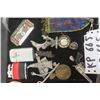 Image 2 : Tray of Miscellaneous Jewelry, Lighter, Cutlery, plus more