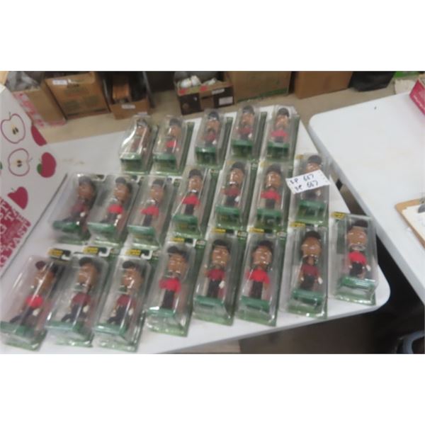 20 Tiger Woods 1990's Bobble Heads - these ones wobble from the neck ... Not Like the Real one that 