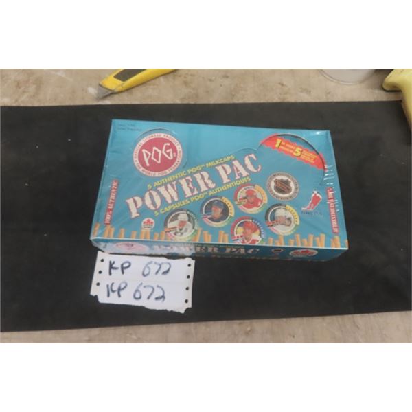 Power Pac Pogs - Hockey , Factory Seal