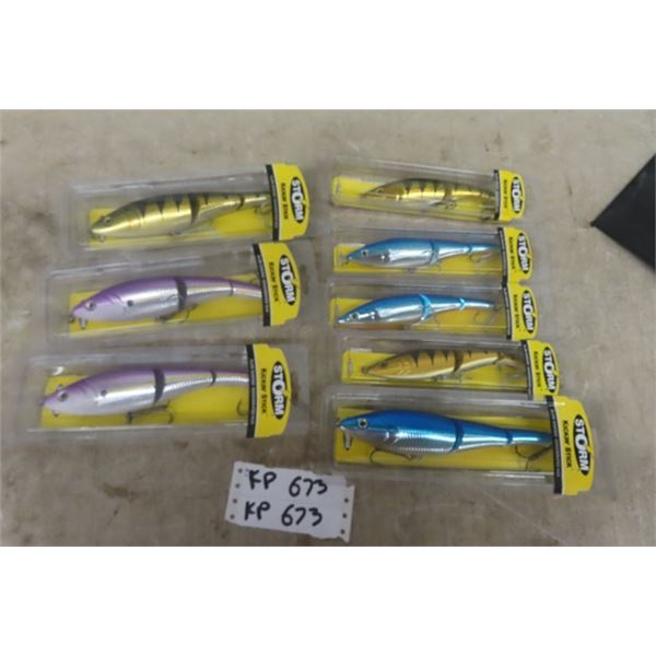 8 New Fishing Lures - 7  + 8.5  