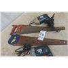 Image 4 : 2 Hand Saws & 2 B+D Power Drills 3.5A