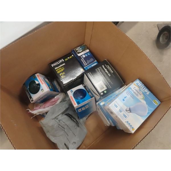 Approximately* 25 Various Flood Lights and Light Bulbs 