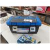 Image 5 : MasterCraft Tool Box with Miscellaneous Tools, 260 PSI Air Compressor with Gauge, Trouble Light, Bat