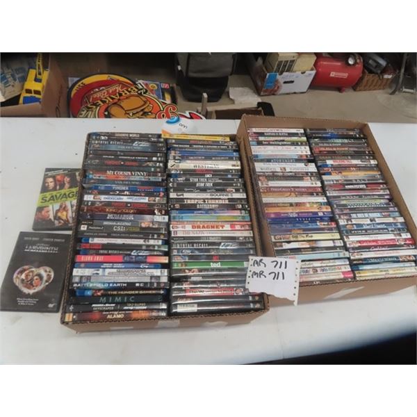 125+ DVD Movies , A Few Blue Ray