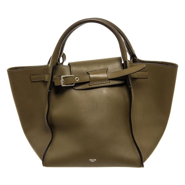 Celine Green Big Bag Smooth Shoulder Bag