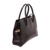 Image 3 : Chanel Black Leather Double Handle Tote Bag