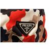 Image 7 : Prada Red Multicolor Canvas Zip Around Small Satchel Bag