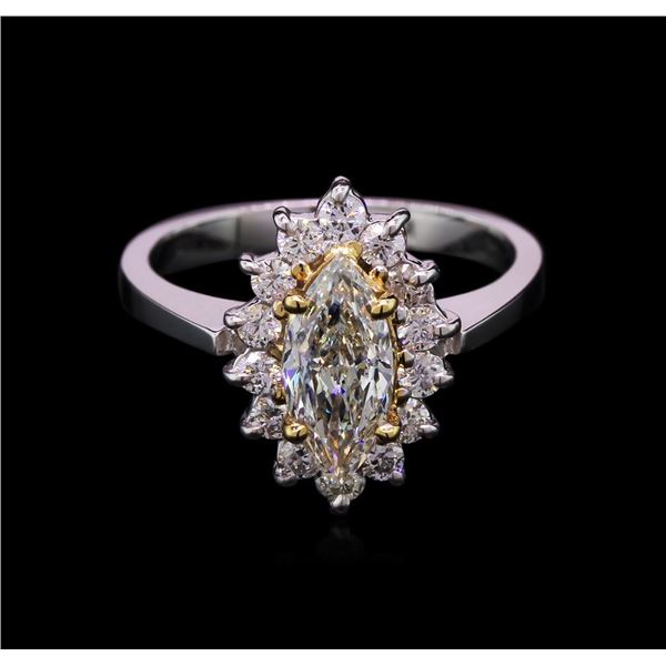 1.49 ctw Diamond Ring - 14KT White Gold