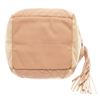 Image 4 : Chanel Beige Quilted Leather Tassel Drawstring Bag