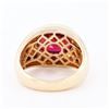 Image 3 : 4.25 ctw Pink Tourmaline 14K Yellow Gold Ring
