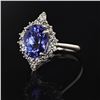 Image 1 : 4.58 ctw Tanzanite and 0.74 ctw Diamond Ring