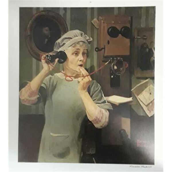 Norman Rockwell "Party Line"