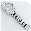 Image 6 : Rolex Ladies 26 Quickset Datejust MOP String Diamond Lugs And Ruby Datejust