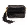Image 1 : Chanel Black Lambskin Mini Tassel Camera Crossbody Bag