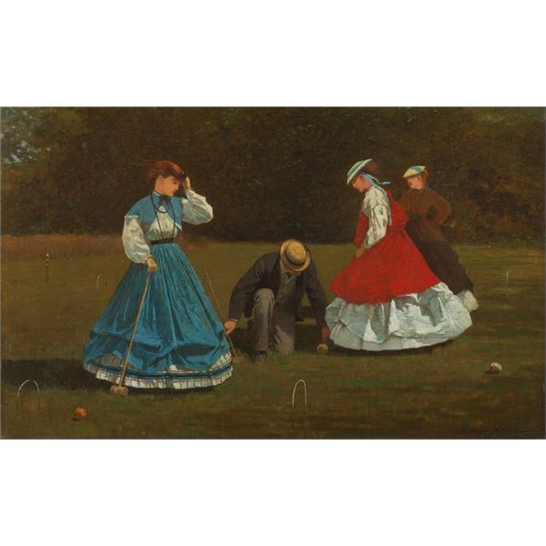 Homer - Croquet Scene