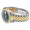 Image 7 : Rolex Mens 2 Tone Black String VS 3 ctw Channel Set Diamond Datejust Wristwatch