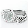 Image 4 : Rolex Mens SS Meteorite Diamond & Ruby Channel Set Datejust Wristwatch