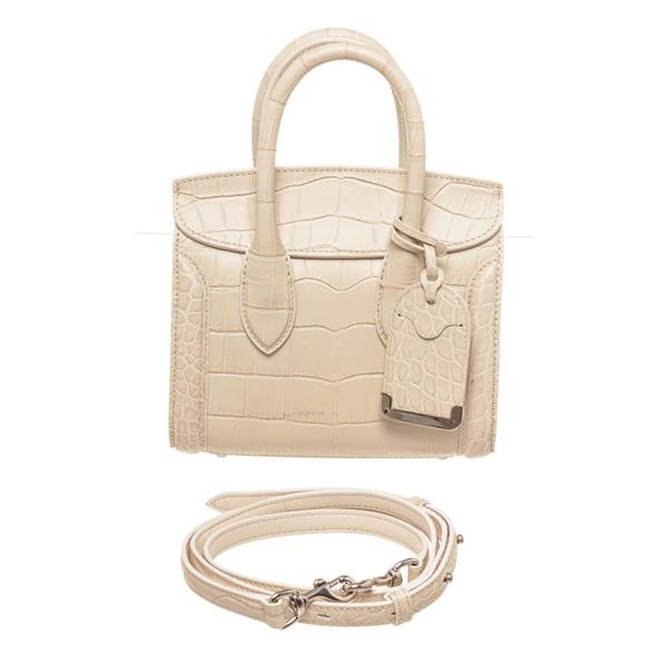Alexander McQueen White Leather Mc Queen Her Handbag