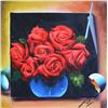 Image 1 : FERJO ** ROSES ON THE TABLE** SIGNED ORIGINAL