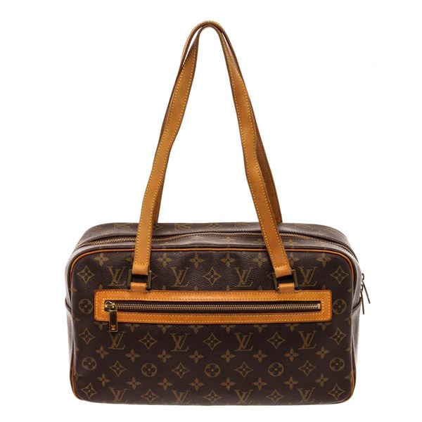 Louis Vuitton Brown Monogram Canvas Cite GM Shoulder Bag