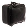 Image 3 : Bottega Veneta Black Intrecciato Leather Trolley Suitcase