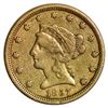Image 1 : 1857 $2.5 Liberty Quarter Eagle Gold Coin