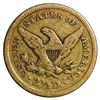 Image 2 : 1857 $2.5 Liberty Quarter Eagle Gold Coin